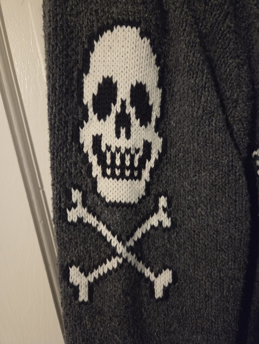Sweater Hoodie Jacket Torrid Skulls And Roses 2 - Picture 6 of 7